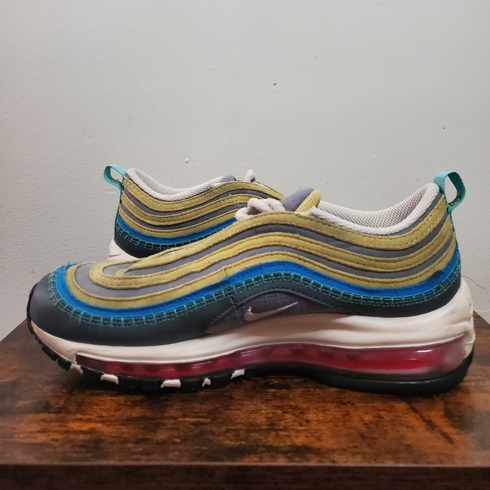 Nike Air Max 97 Air Sprung Iron Grey Size 5.5 Youth - Picture 6 of 13
